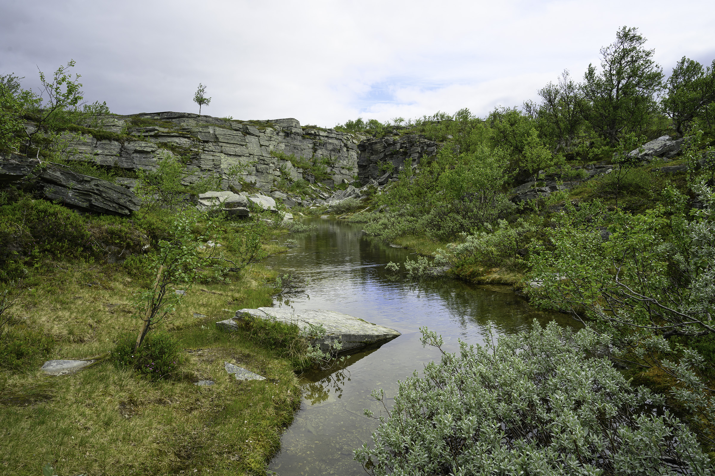 Forkastningsspr�kke, Evagraven