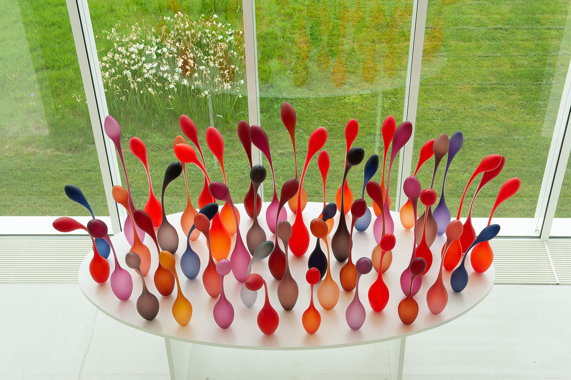 Indenfor vs udenfor, Glasmuseet