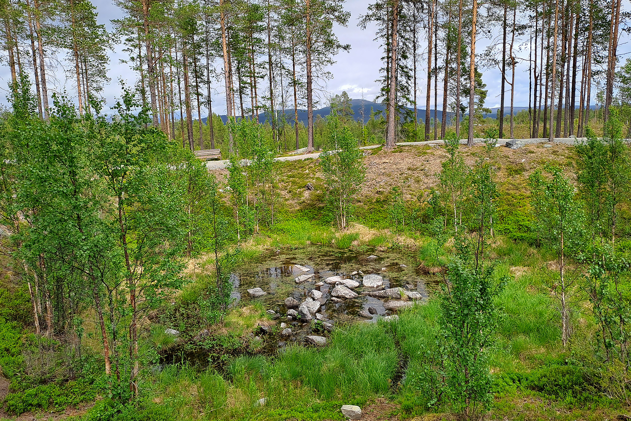 Meteorkrater, Fun�sdalen (mobilfoto)