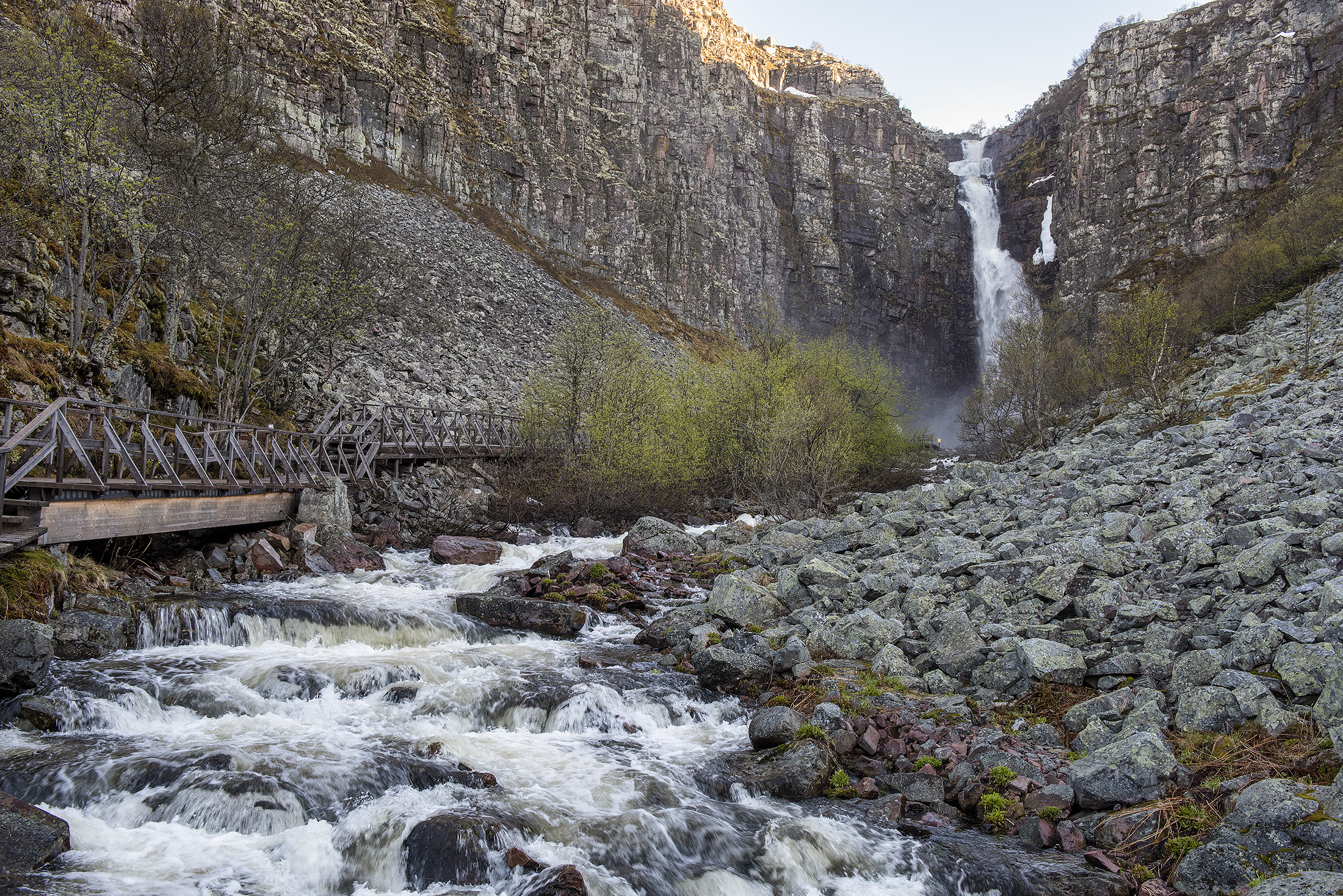 Njupeskr vandfaldet, Fulufllets Nationalpark